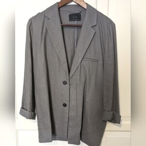 Oak and Fort oversized linen blazer